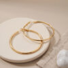 Bouquet Bouqtique 316L Çelik Gold Renk 46 mm Halka Küpe BQT35BKP12008