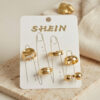 Bouquet Bouqtique Gold Renk Pirinç Bohem Yüzük Kombini BYK4268 BQT35BYK4268