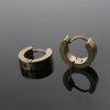 Bouquet Boutique 316L Çelik Gold Renk Halka Model Çift Küpe