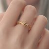 Bouquet Bouqtique Gold Renk Halat Düğüm Model Kadın Yüzük BQT35BYK2416
