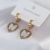 Bouquet Boutique 316L Çelik Gold Renk Kelebek Model Zirkon Taş Detay Kadın Küpe