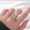 Bouquet Boutique Yıldız Model Silver Renk Ayarlanabilir Yüzük
