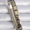 Bouquet Boutique 316L Çelik Gümüş Renk Gold Kalp İşleme Nomination Charm Bileklik
