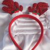 Bouquet Boutique Yılbaşı Temalı Simli Geyik Boynuzu Figürlü Taç