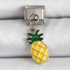 Bouquet Boutique 316L Çelik Gümüş Renk Ananas Model Nomination Charm