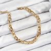 Bouquet Boutique 316L Çelik Gold Renk Zincir Erkek Bileklik