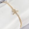 Bouquet Boutique Pirinç Zirkon Taşlı Deniz Yıldızı Model Gold Renk Kadın Bileklik
