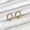 Bouquet Boutique 316L Çelik Gold Renk  mm Halka  Küpe