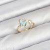 Bouquet Boutique Pirinç Gold Renk Kelebek Model  Yüzük