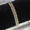 Bouquet Boutique 316L Çelik  mm Kalınlıkta Gold ve Gümüş Renkli Erkek Bileklik