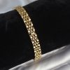 Bouquet Boutique 316L Çelik  mm Kalınlıkta Gold Renkli Erkek Bileklik