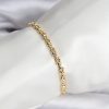 Bouquet Boutique 14K Gold Renk Kaplama Zincir Model   Bileklik