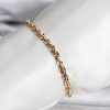 Bouquet Boutique 14K Gold Renk Kaplama Burgu Zincir Model   Bileklik