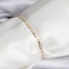 Bouquet Boutique 14K Gold Renk Kaplama Minimal Zincir Model   Bileklik