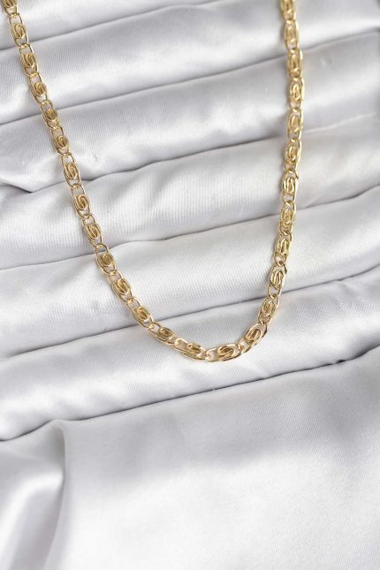 Bouquet Boutique 14K Gold Renk Kaplama Zincir Model   Kolye