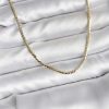 Bouquet Boutique 14K Gold Renk Kaplama Ezme Zincir Model   Kolye