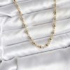 Bouquet Boutique 14K Gold Renk Kaplama Topçuklu Zincir Model   Kolye