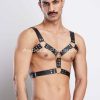 Erkek Deri Göğüs Harness, Erkek Parti Akseuar, Partywear - APFTM78