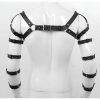 Bouquet Boutique .  Erkek Kol ve Omuz Harness, Seksi Erkek Fantezi Deri Giyim