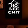 Espirili Reflektörlü "Ho Lee Chit" Tasarımlı Deri Duvar Dekoru