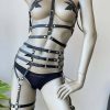 Bouquet Boutique  Fantazi Deri İç Giyim Jartiyer Harness