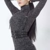 Bouquet Boutique  Göbek Üzeri Sıralı Şık Deri Harness