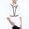 Bouquet Boutique  Göğüs Üstü Çapraz Detaylı Şık Harness