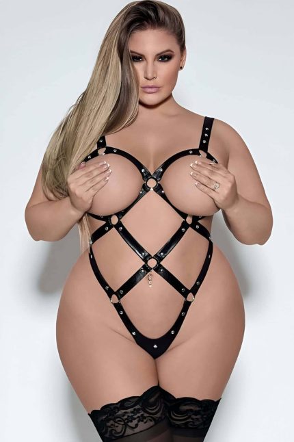 Bouquet Boutique  Kadın Siyah Büyük Beden Fantezi Giyim