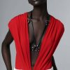 Bouquet Boutique  Omuz Göğüs Detaylı Şık Deri Harness