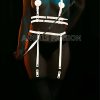 Özel Reflektörlü Tasmalı Jartiyer Takım Harness - APFT233