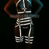 Bouquet Boutique .  Reflektörlü Jartiyer Büstiyer Harness Takım