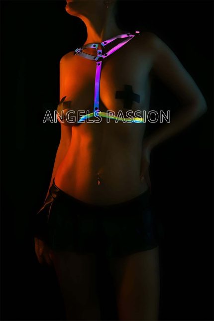 Renkli Göğüs Üzeri Reflektörlü Harness