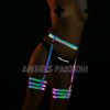 Bouquet Boutique  Renkli ve Karanlıkta Işıkla Parlayan Reflektörlü Bacak Harness