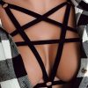 Bouquet Boutique  Seksi Göğüs Kafesli Harness