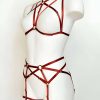 Bouquet Boutique .  Seksi İç Çamaşırı Harness Takım