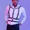 Bouquet Boutique  Şık Erkek Deri Göğüs Harness