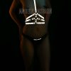 Bouquet Boutique  Şık Fantazi Giyim Reklektörlü Harness  Karanlıkta Parlayan Büstiyer Harness