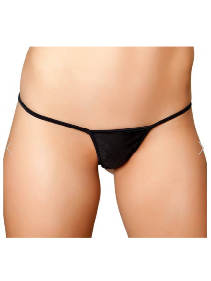 Bouquet Bouqtique Büyük Beden Fantezi Siyah Lame String Tanga BQT351288-B