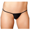 Bouquet Boutique Fantezi Siyah Lame String Tanga