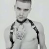 Bouquet Boutique  Tasmalı Seksi Deri Erkek Harness