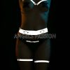 Bouquet Boutique .  Zincir Detaylı Reflektörlü Şık Harness Takım