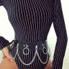Zincirli Bel Üzeri Şık Harness APFT639