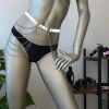 Bouquet Boutique  Zincirli ve Reflektörlü Harness Bel Kemeri
