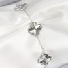 Bouquet Bouqtique VIP Pirinç Yonca Model Gümüş Renk Kadın Bileklik BQT35BB7782