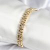 Bouquet Bouqtique Pirinç Gold Renk Damla Model Zirkon Taşlı Kadın Bileklik BQT35BB7972