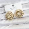 Bouquet Bouqtique Gold Renk Pirinç Keskin Sarmal Model Kadın Küpe BQT35BKP11600