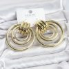 Bouquet Bouqtique Pirinç Gold Renk Halka Model Vintage Kadın Küpe BQT35BKP11629