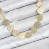 Bouquet Bouqtique Yuvarlak Plaka Model Gold Renk Kadın Kolye BQT35BKO10827