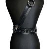 Deri Omuzdan Bağlamalı Bel Kemer  Harness  - APFT915