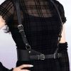 Elbise Üstü Deri Harness - APFT925